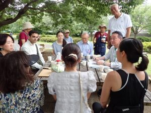 国際交流アウトドアクッキング報告　International Exchange Outdoor Cooking Report