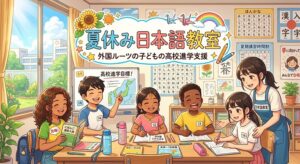 夏休み日本語教室   外国ルーツの子どもたち　にほんごでべんきょうしよう！